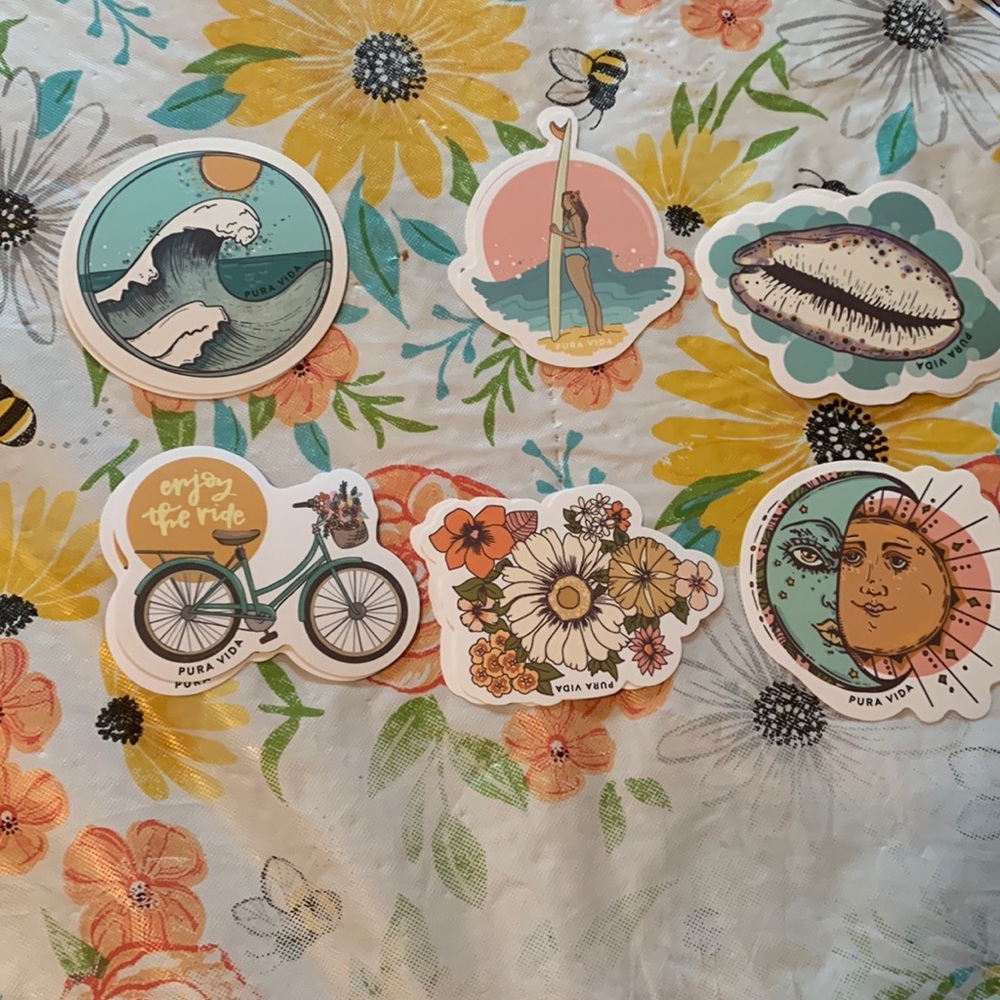 Pura vida stickers